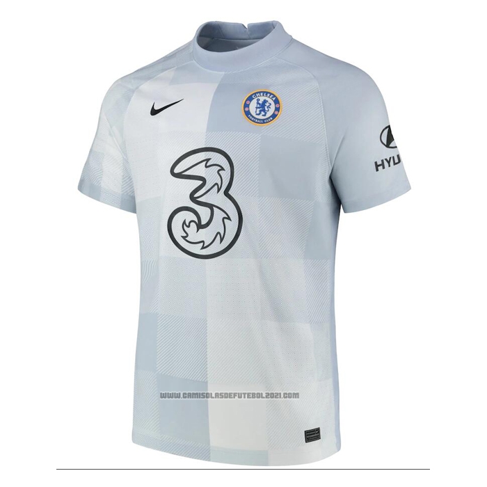 Camisola Chelsea Porteiro 2021-2022 Cinza Tailandia